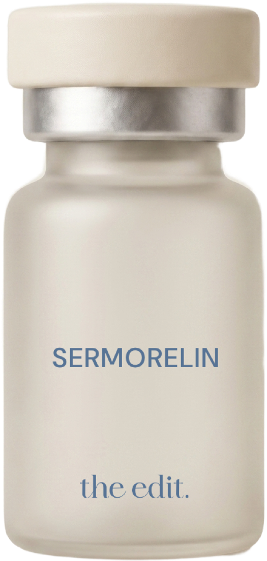 Compounded sermorelin vial